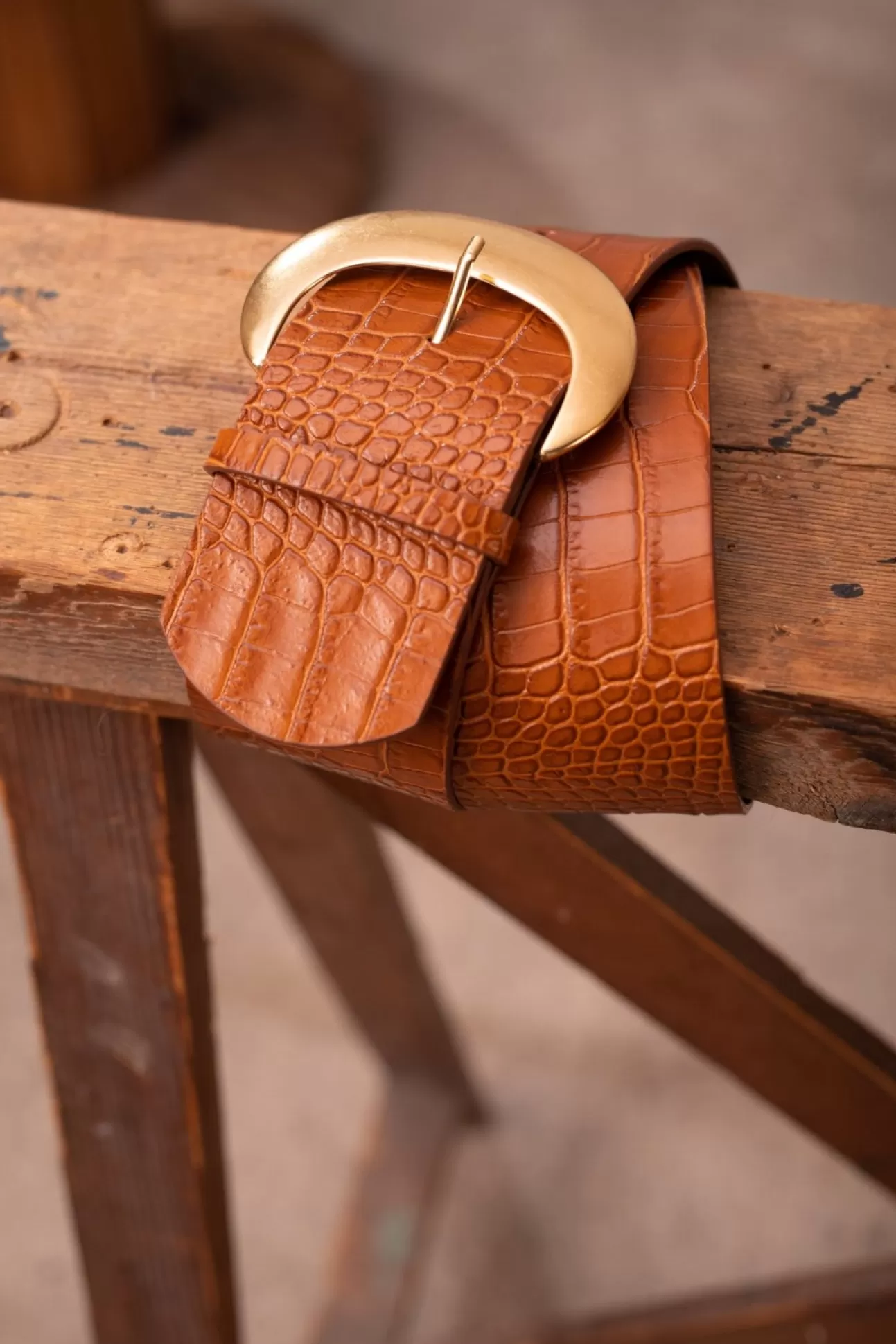 LA PETITE ÉTOILE Belt Beyer Camel Store