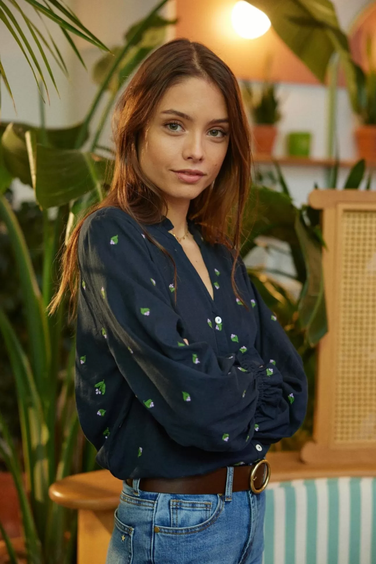 LA PETITE ÉTOILE Blouse Imanol Marine Store