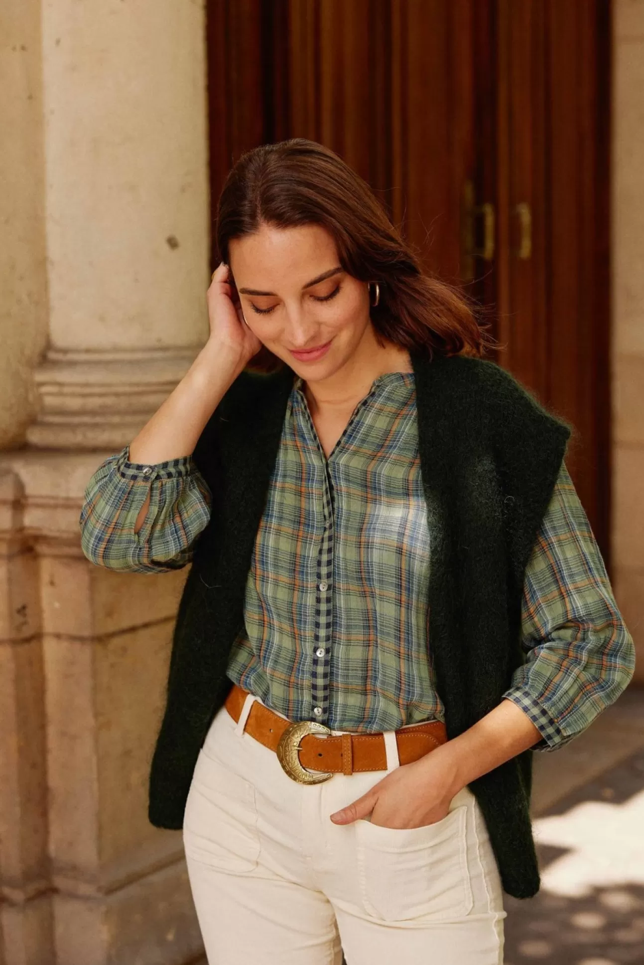 LA PETITE ÉTOILE Cardigan Sade Vert Fonce Cheap