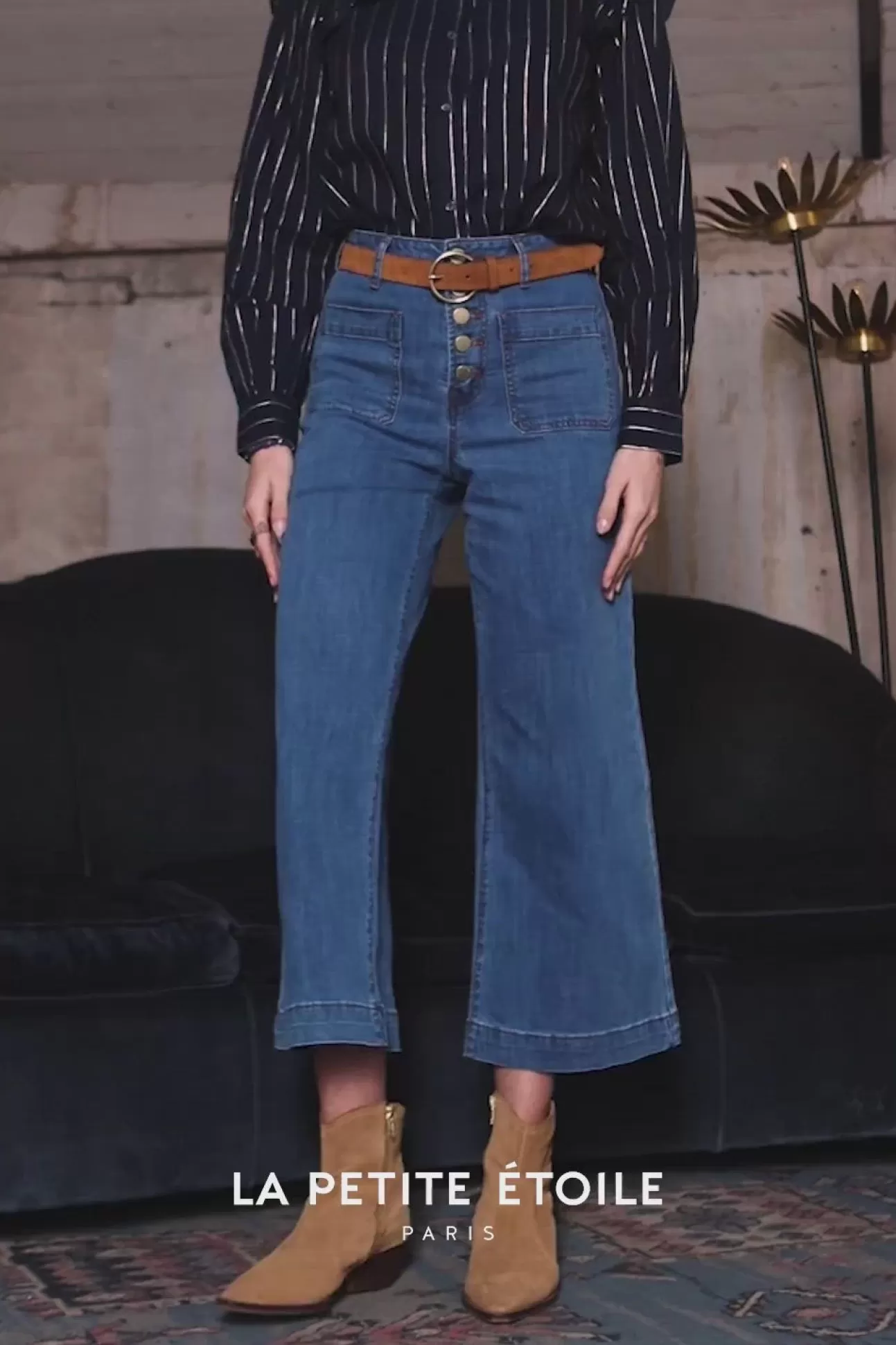 LA PETITE ÉTOILE Jean Atlanta S Stone Clair Flash Sale