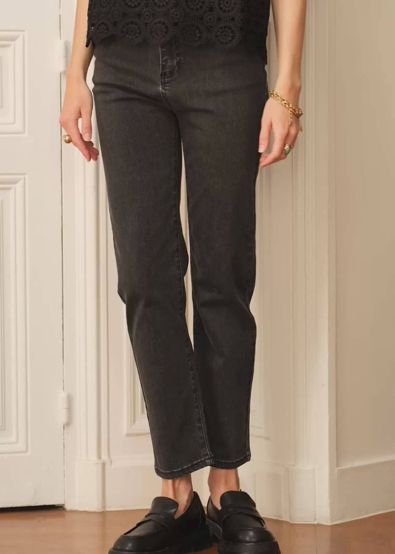 LA PETITE ÉTOILE Jeans Brieg Gris Clearance