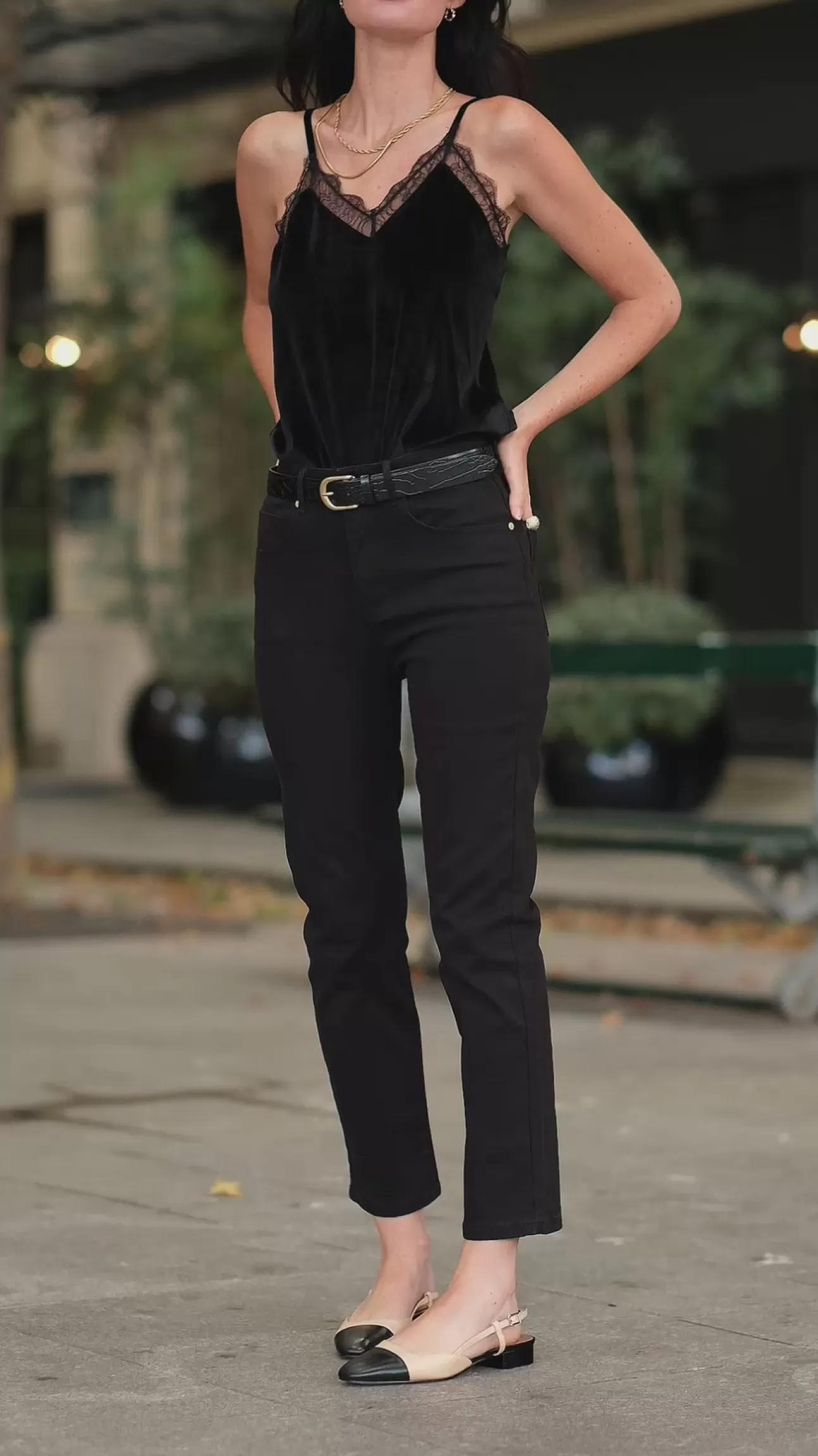 LA PETITE ÉTOILE Jeans Brieg Toile Noir Outlet