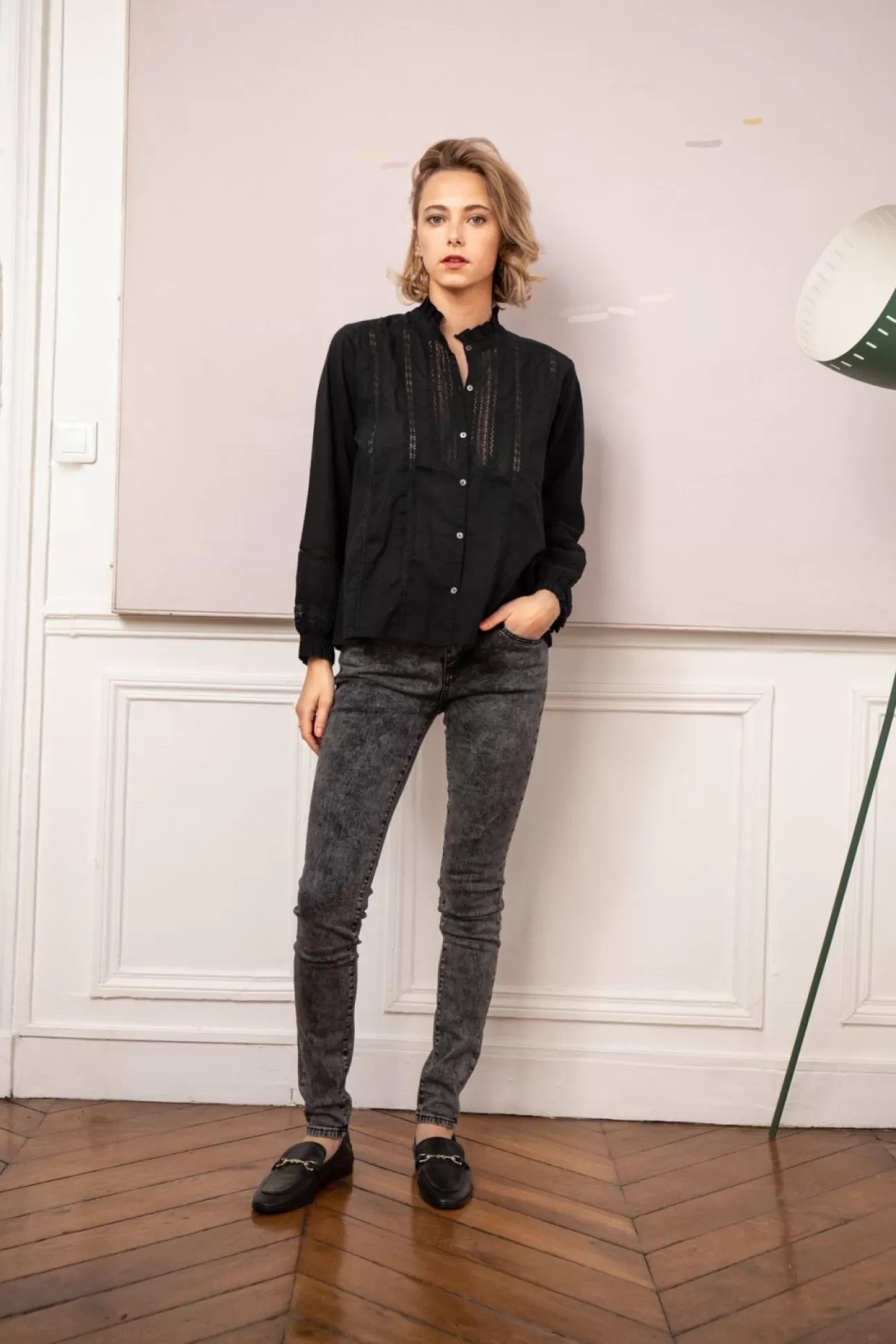 LA PETITE ÉTOILE Jeans Maude Gris Best Sale