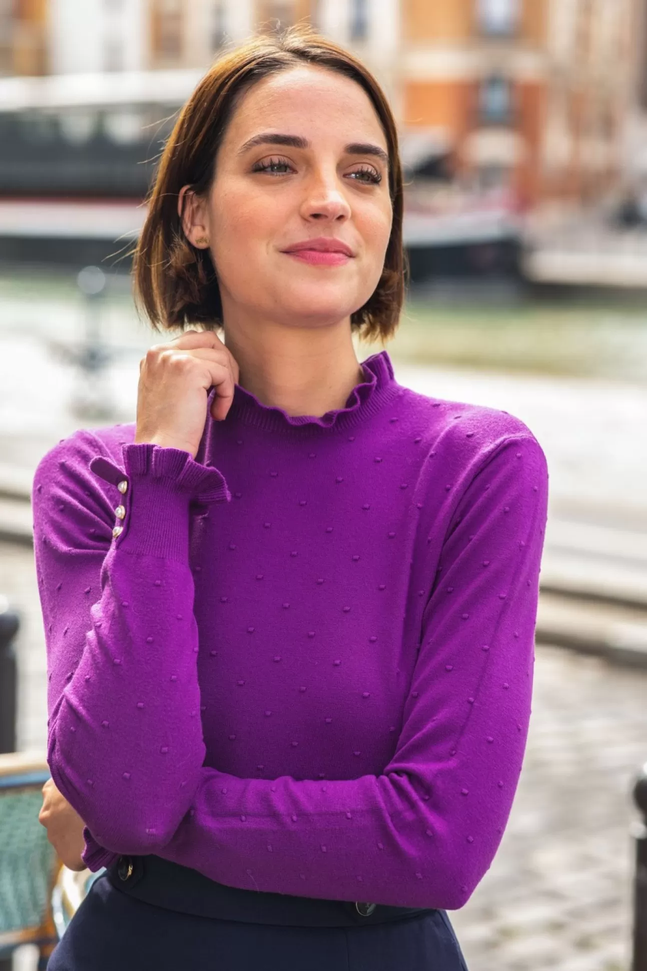 LA PETITE ÉTOILE Jumper Solferinos Violet Best Sale