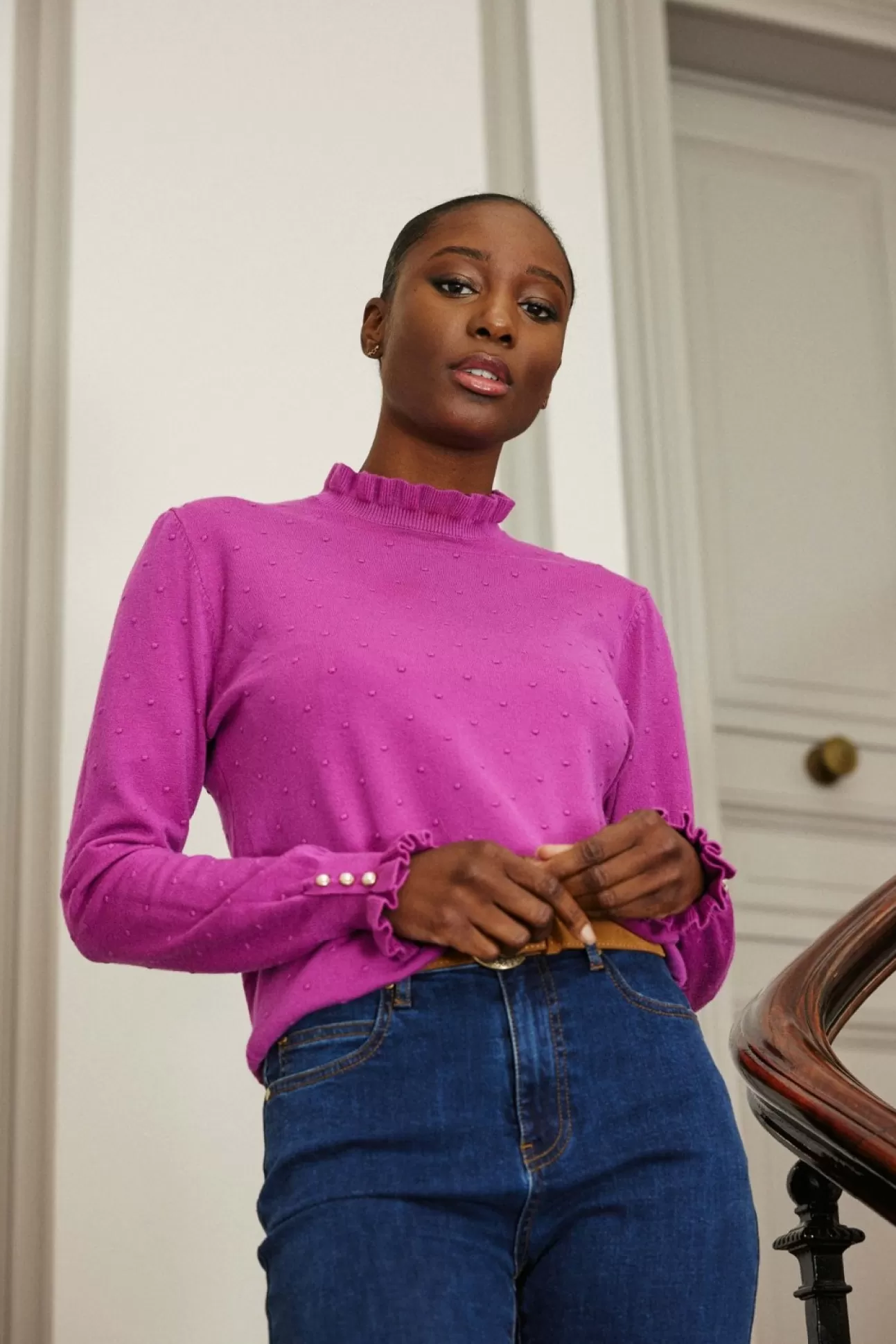 LA PETITE ÉTOILE Jumper Solferinos Fuchsia Clearance