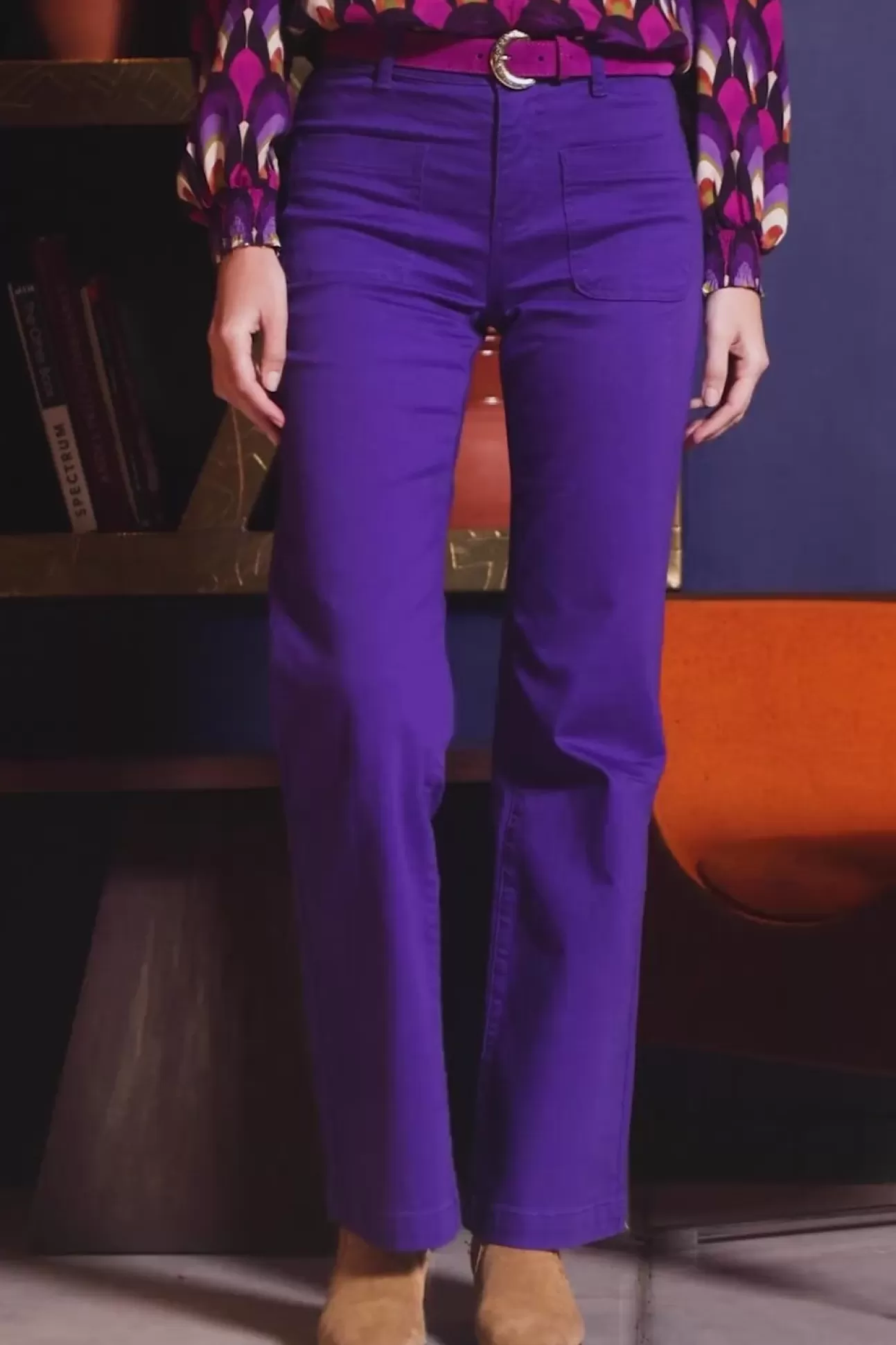 LA PETITE ÉTOILE Pantalon Sonny T Violet Store