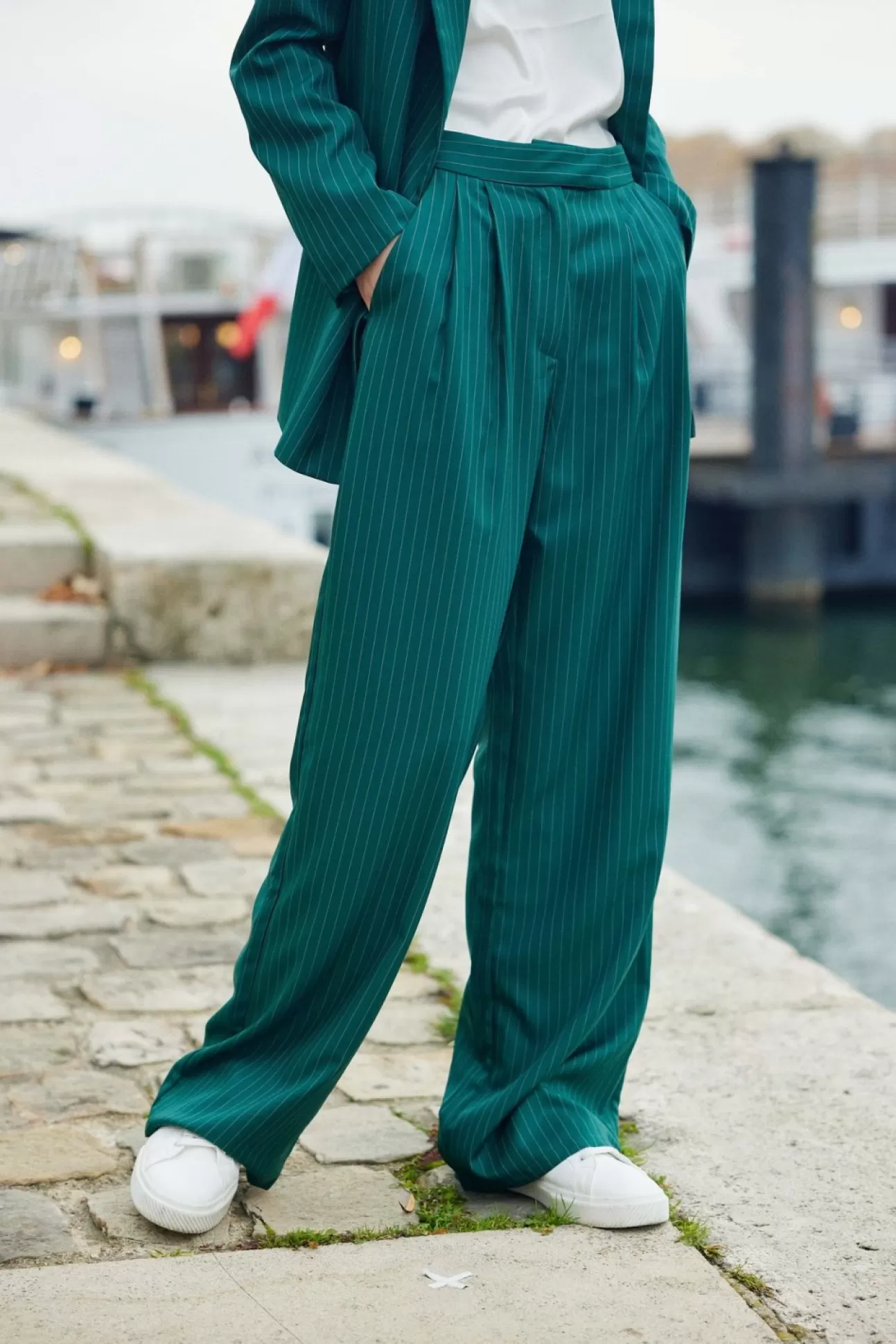 LA PETITE ÉTOILE Pants Jomana Vert Clearance