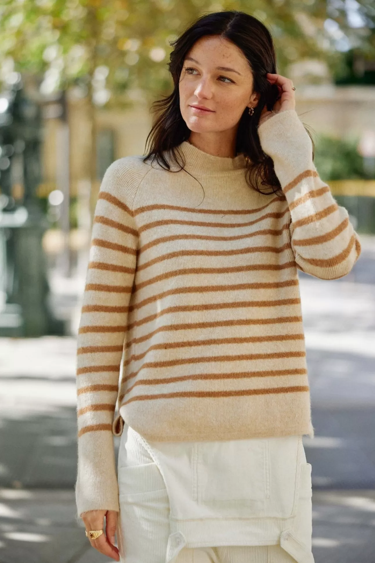 LA PETITE ÉTOILE Pull Effie Beige/Praline Sale