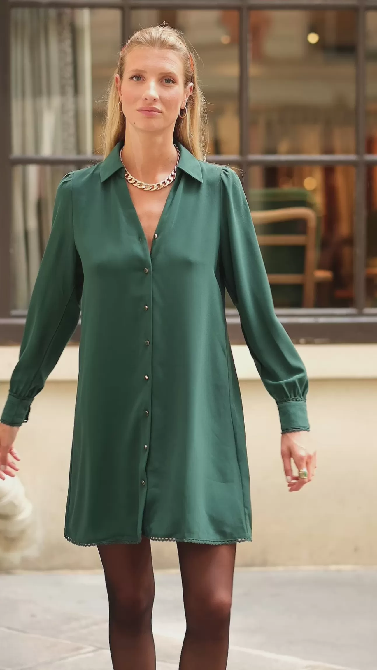 LA PETITE ÉTOILE Robe Tixane Vert Online