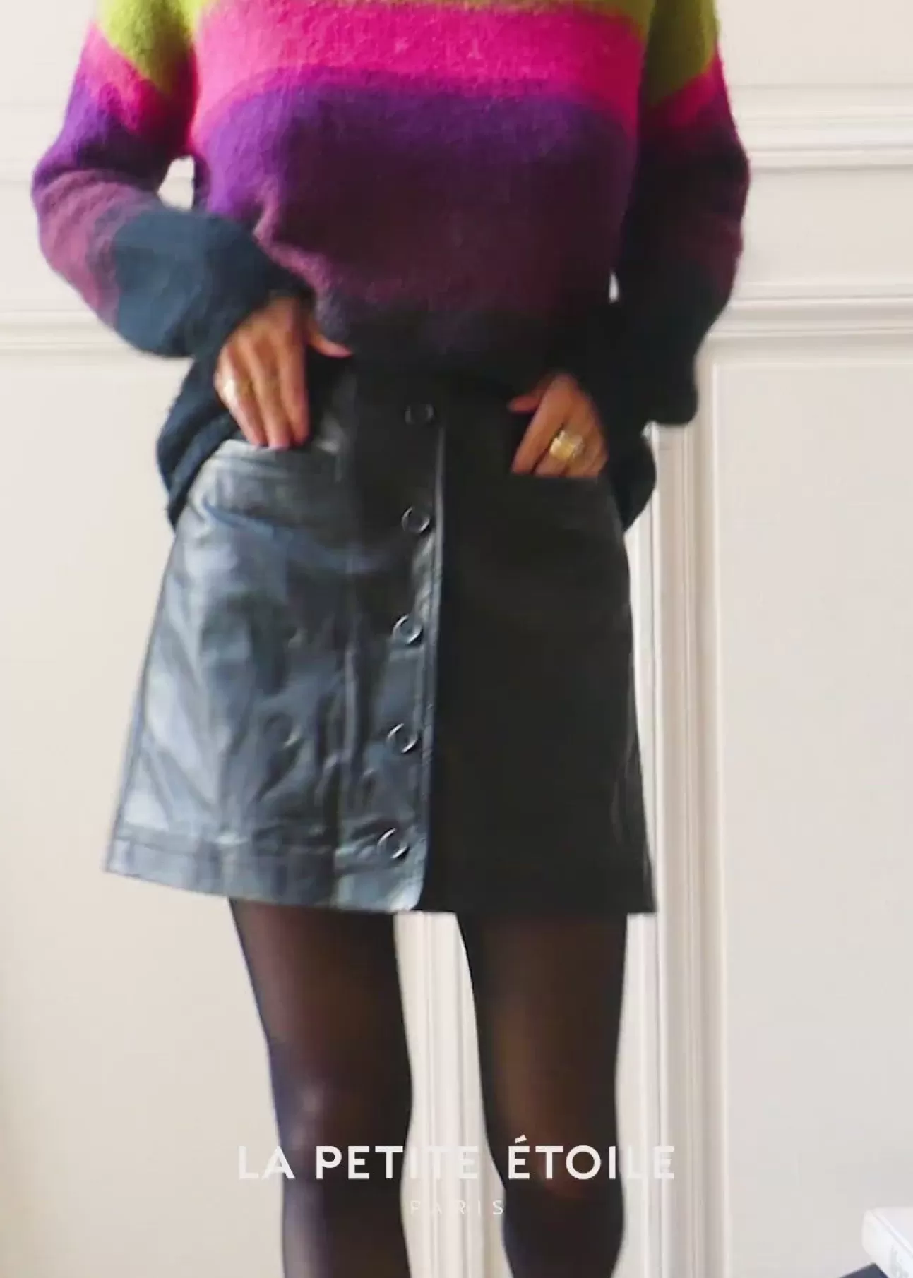 LA PETITE ÉTOILE Skirt Rabelais Noir Best