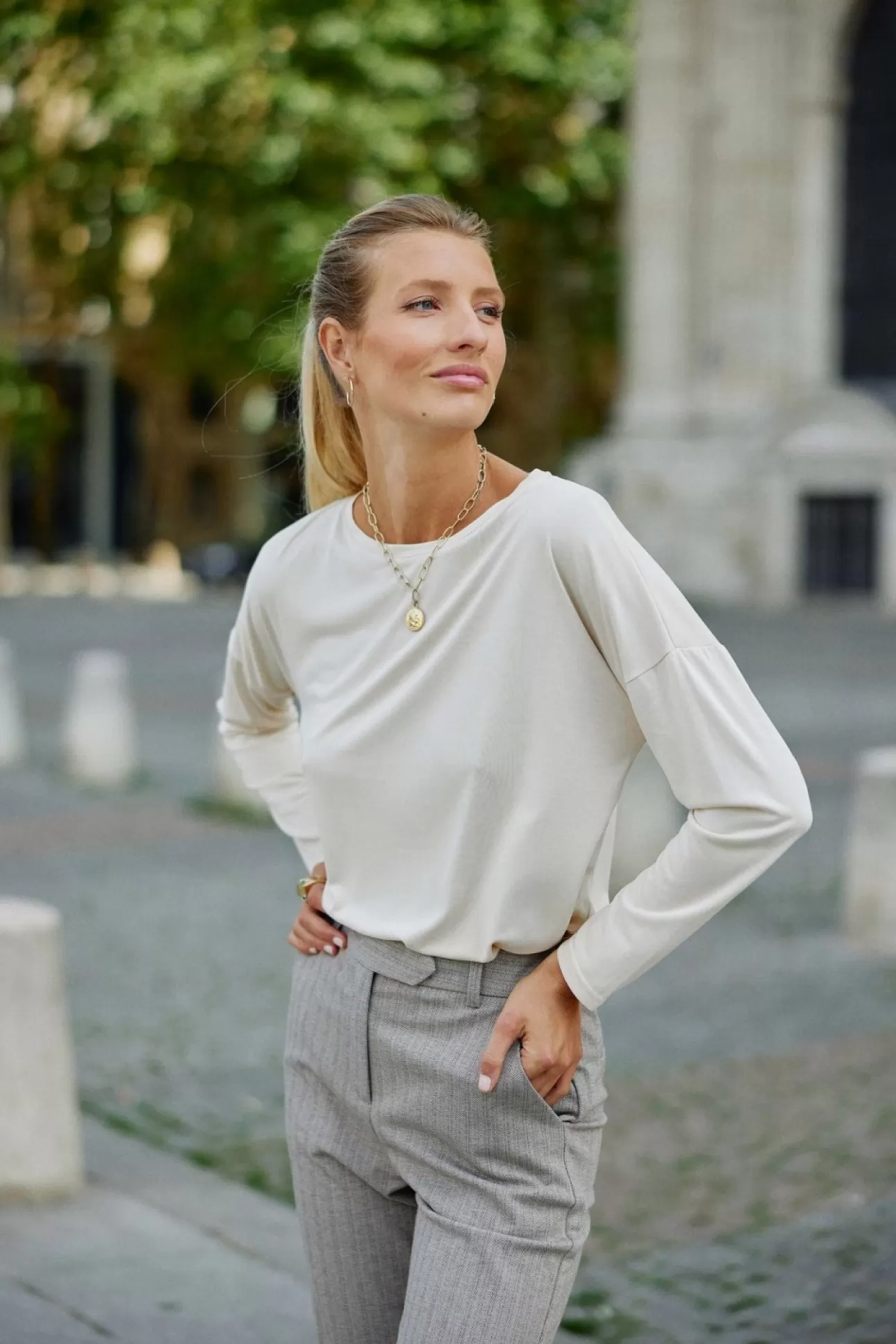 LA PETITE ÉTOILE Top Mandisa Beige Store