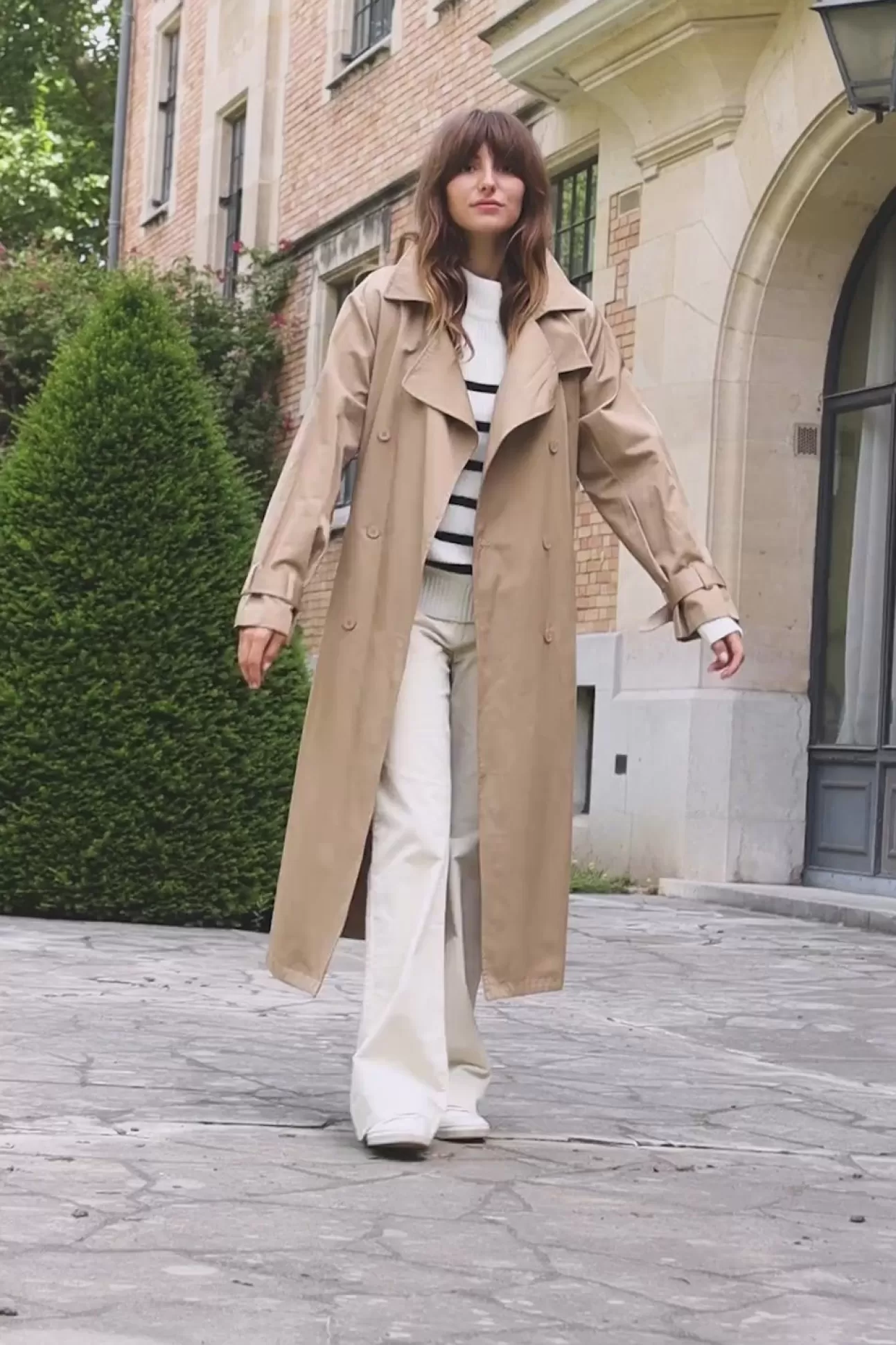 LA PETITE ÉTOILE Trench Farago Beige Discount